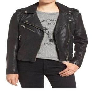 Current Elliott moto leather jacket
